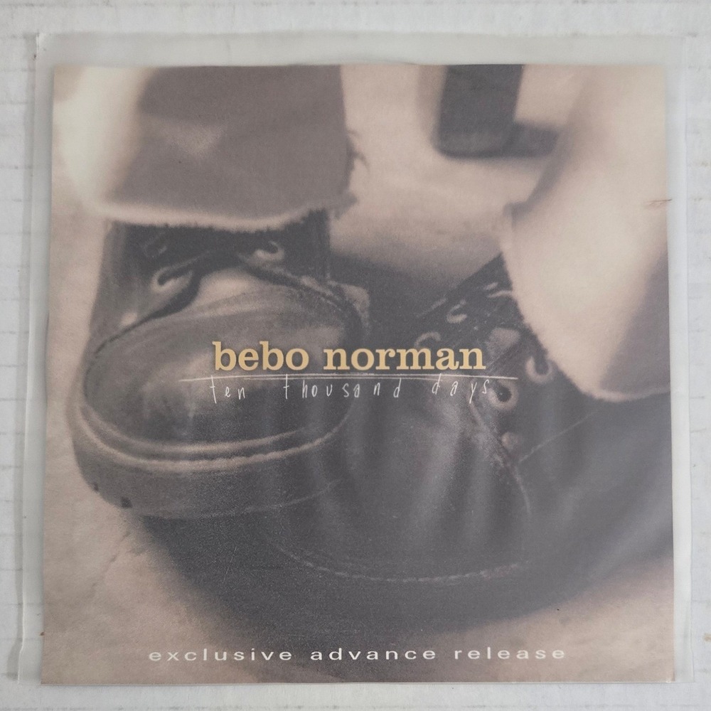 Vintage Bebo Norman Ten Thousand Days Promo CD 1999 Advance Release Folk